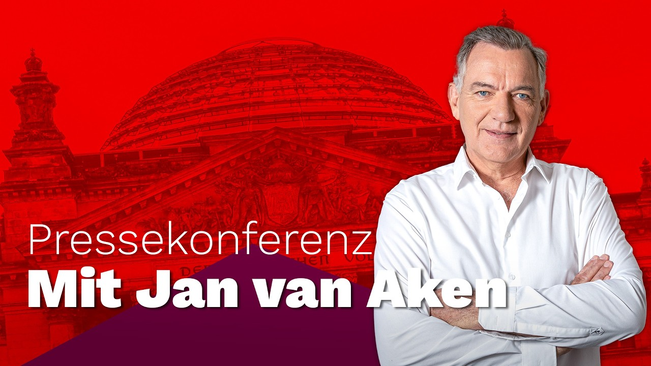 Pressekoferenz mit Jan van Aken