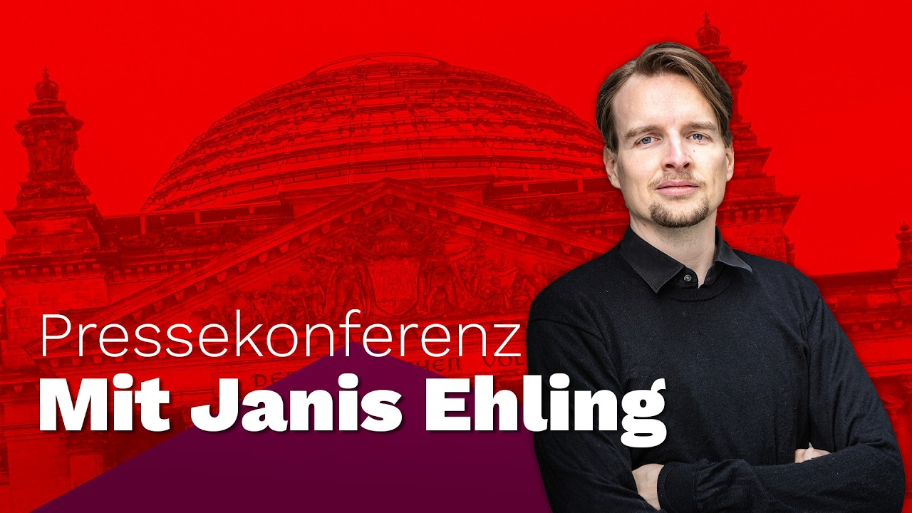 Pressekonferenz mit Janis Ehling